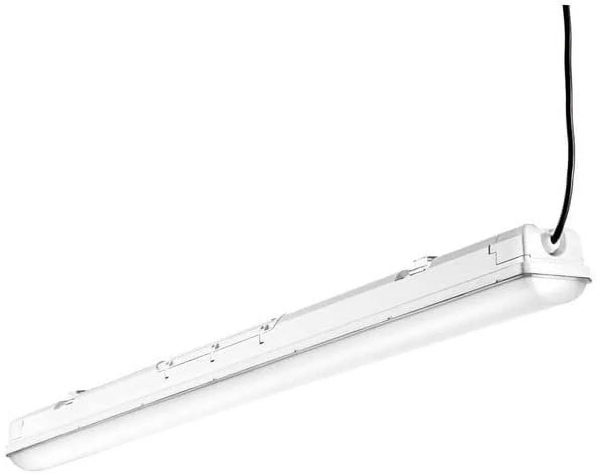 Hyperikon LED Vapor Proof Fixture, 40W=100W, Garage Lighting, Frosted Lens, UL, DLC, Daylight White, 4 Pack