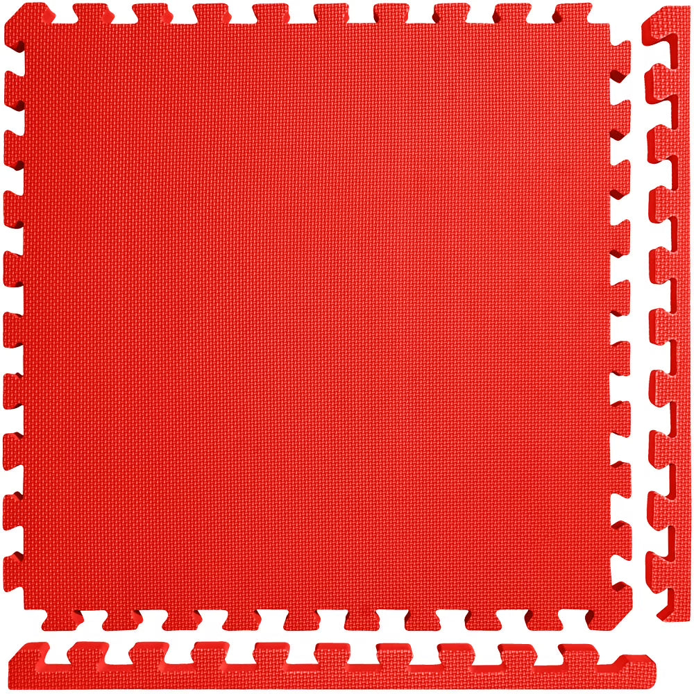 Meister X-THICK 1.5" Interlocking EVA Foam Mats - 2X Cushion for Wrestling, MMA Takedowns & Gymnastics - 2'x2' Tiles - Black - 10 Tiles (40 Sqft)