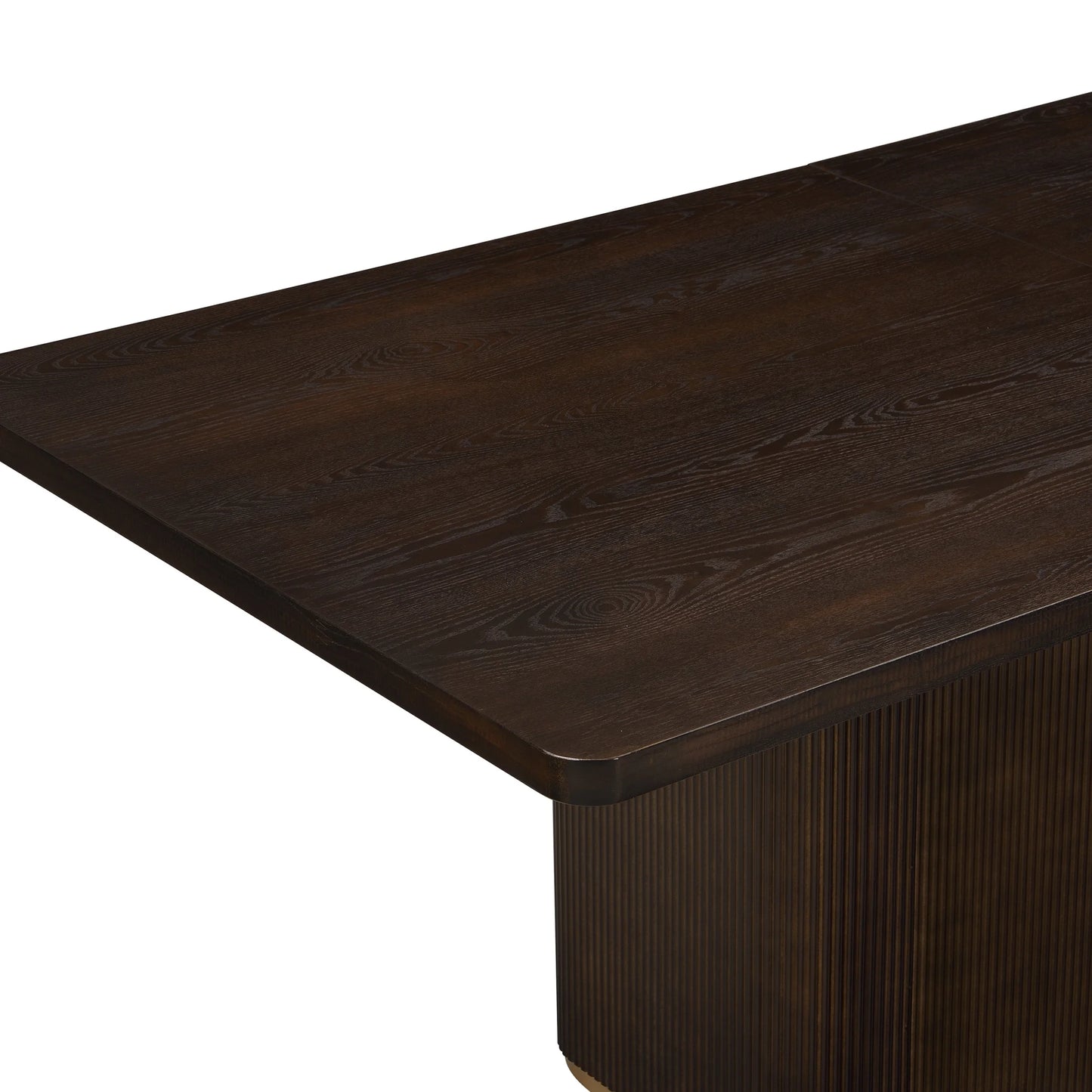 Christopher Knight Home 84" Rectangular Wood Dining Table for 6-8 people with Solid Pillar Base, Walnut