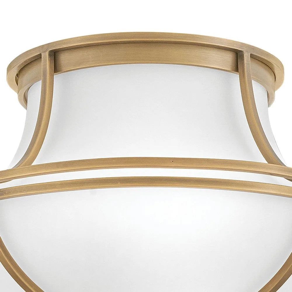 Hinkley Lighting - Saddler - 21W 3 LED Medium Flush Mount In Traditional