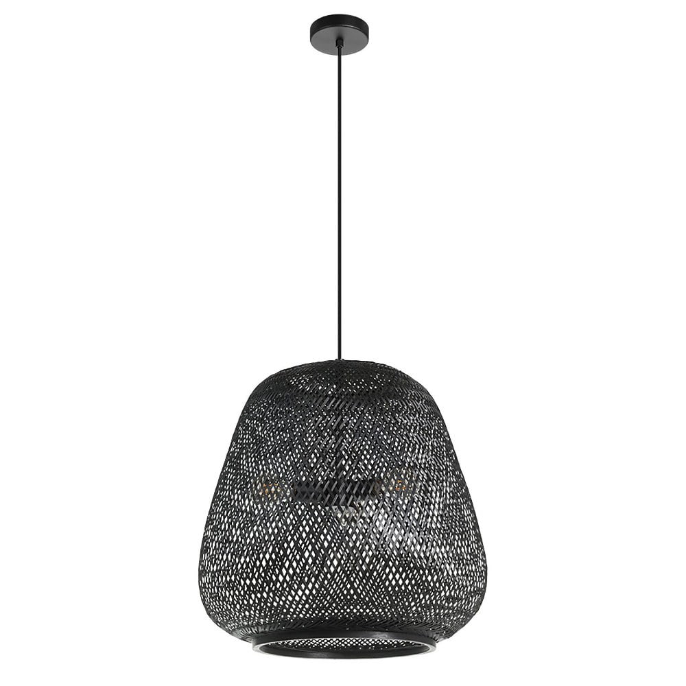 206016A-Eglo Lighting-Dembleby - 1 Light Pendant-19 Inches Tall and 20 Inches Wide-White Finish