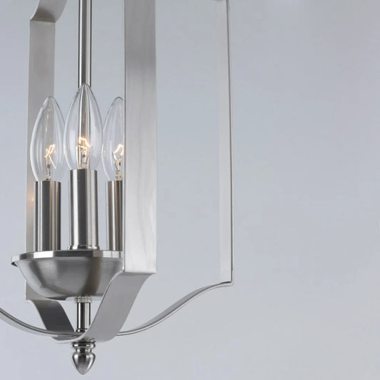 10035SN-Maxim Lighting-Provident-Three Light Pendant-10 Inches wide by 16 inches high-Satin Nickel Finish -Traditional Installation
