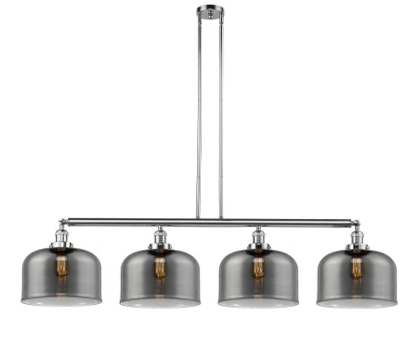 Innovations Lighting 214 X-Large Bell Bell 4 Light 54" Wide Commercial Linear Chandelier -