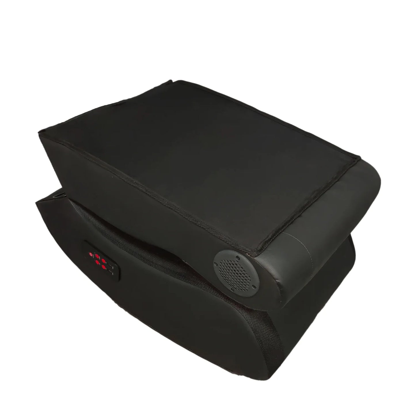 Folding Gaming Chair with Metal Speakers, RGB Lighting, Bluetooth, Vibration Massage & USB Port