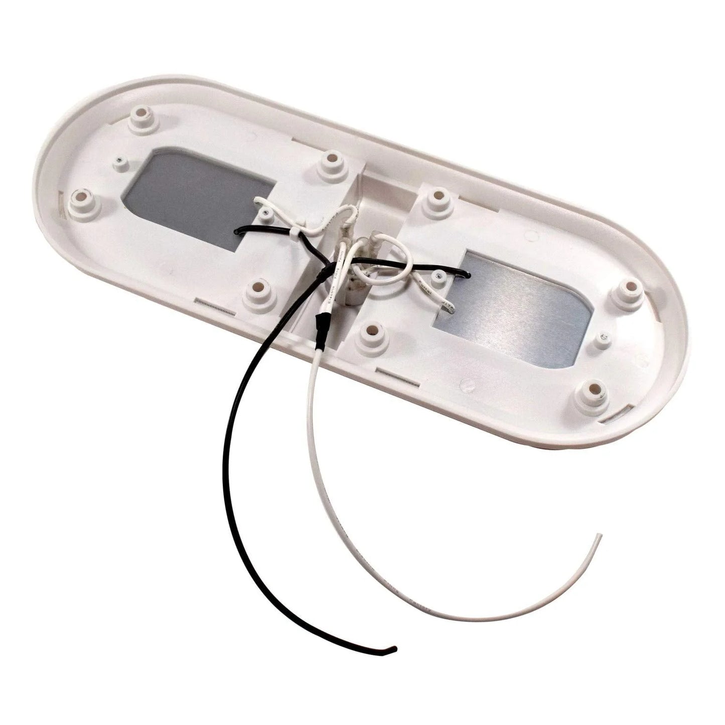 HQRP 2-Pack RV LED Ceiling Double Dome 12V-24V 560 Lumen Interior Indoor Lights Replacement Trailer Camper Boat Marine Motorhome Lighting Fixtures with ON/OFF Switch
