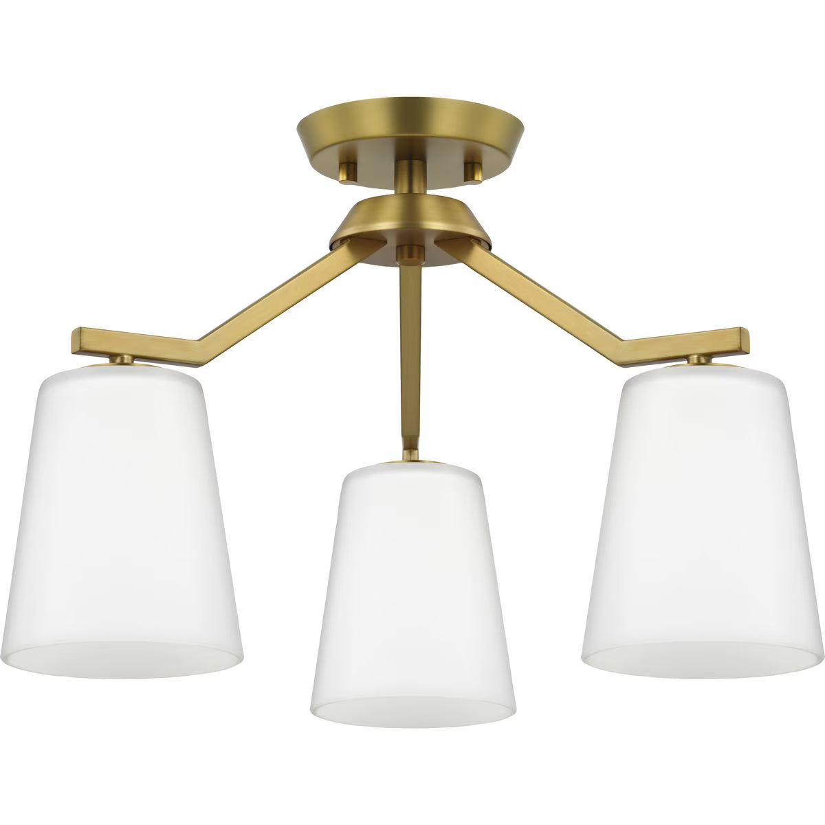 Progress Lighting - Vertex - 3 Light Convertible Chandelier In Contemporary