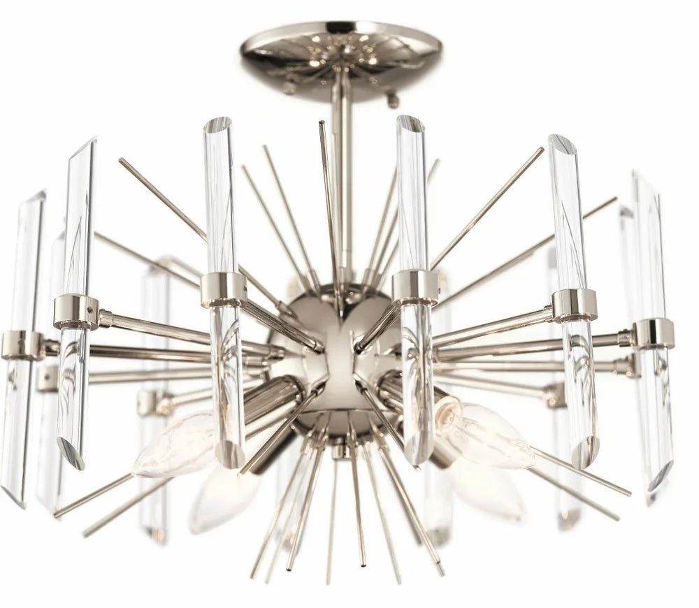 Kichler Lighting - Four Light Semi Flush Mount - Semi Flush Light - Eris - 4