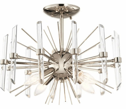 Kichler Lighting - Four Light Semi Flush Mount - Semi Flush Light - Eris - 4