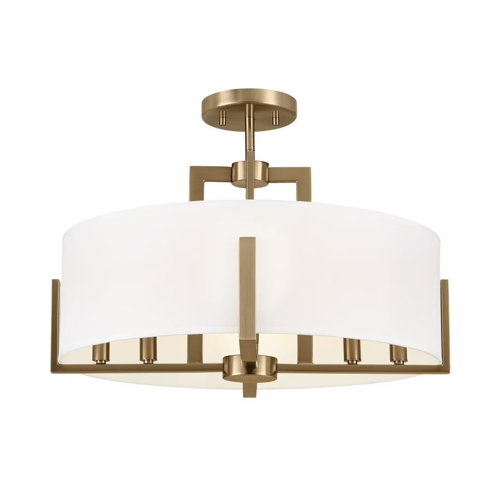 Kichler Lighting - Malen - 8 Light Semi-Flush Mount-14.5 Inches Tall and 20