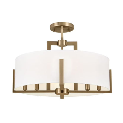 Kichler Lighting - Malen - 8 Light Semi-Flush Mount-14.5 Inches Tall and 20