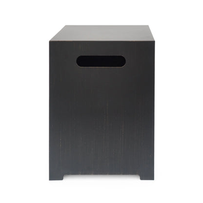 Christopher Knight Home Wellington Outdoor Iron 50000 BTU Fire Pit by Concrete Finish