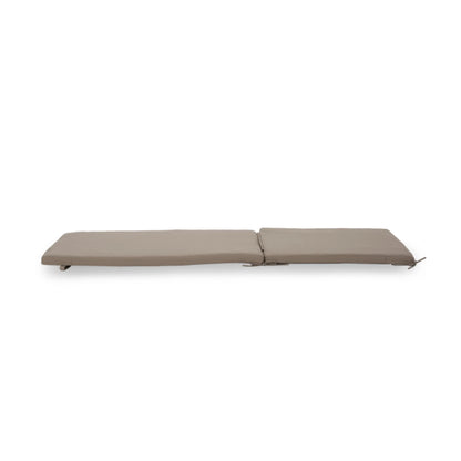 Christopher Knight Home Cape Coral Outdoor Water Resistant Fabric Lounge Cushion by Khaki