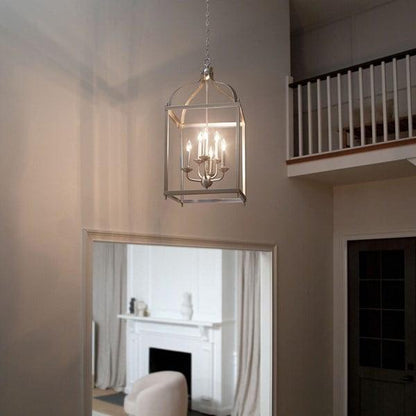 42568NI-Kichler Lighting-Larkin - 6 Light X-Large Cage Foyer with Traditional Design-36.25 inches tall by 18 inches wide-Brushed Nickel Finish