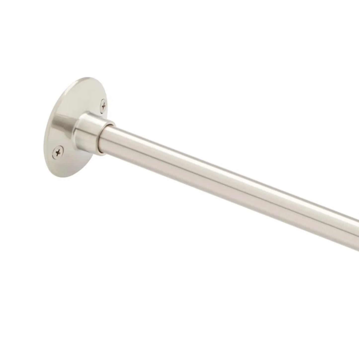 Signature Hardware SH555013CP 30" X 60" Oval Brass Shower Ring WITH Ceiling Supports & Mounting Hardware-Chrome