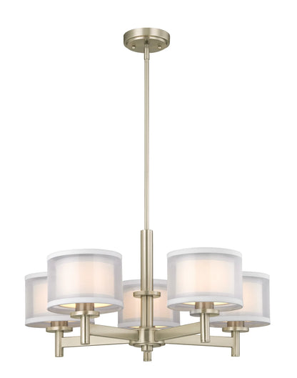 1270-26-Dolan Lighting-5-Light Chandelier