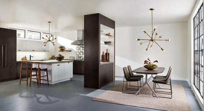 43118NBR-Kichler Lighting-Armstrong - 8 Light Large Chandelier - with Contemporary inspirations - 26 inches tall by 30 inches wide-Natural Brass