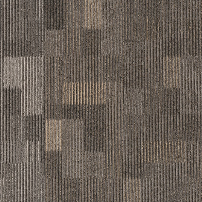 Mohawk Basics 24" x 24" Carpet Tile with EnviroStrand PET Fiber in Stone Walk (96 sq ft per carton)