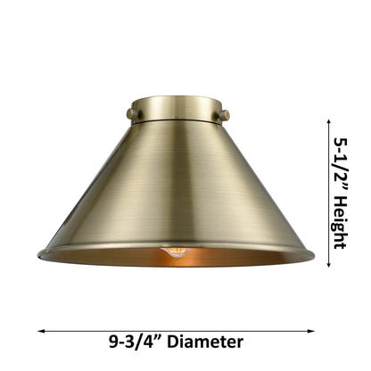 Innovations Lighting 517-1Ch Braircliff Briarcliff 10" Wide Semi-Flush Ceiling Fixture -