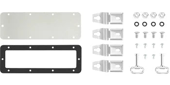 VEVOR SPT Gray 24"x16"x10", 1 Gang Hinged Carbon Steel Junction Electrical Box
