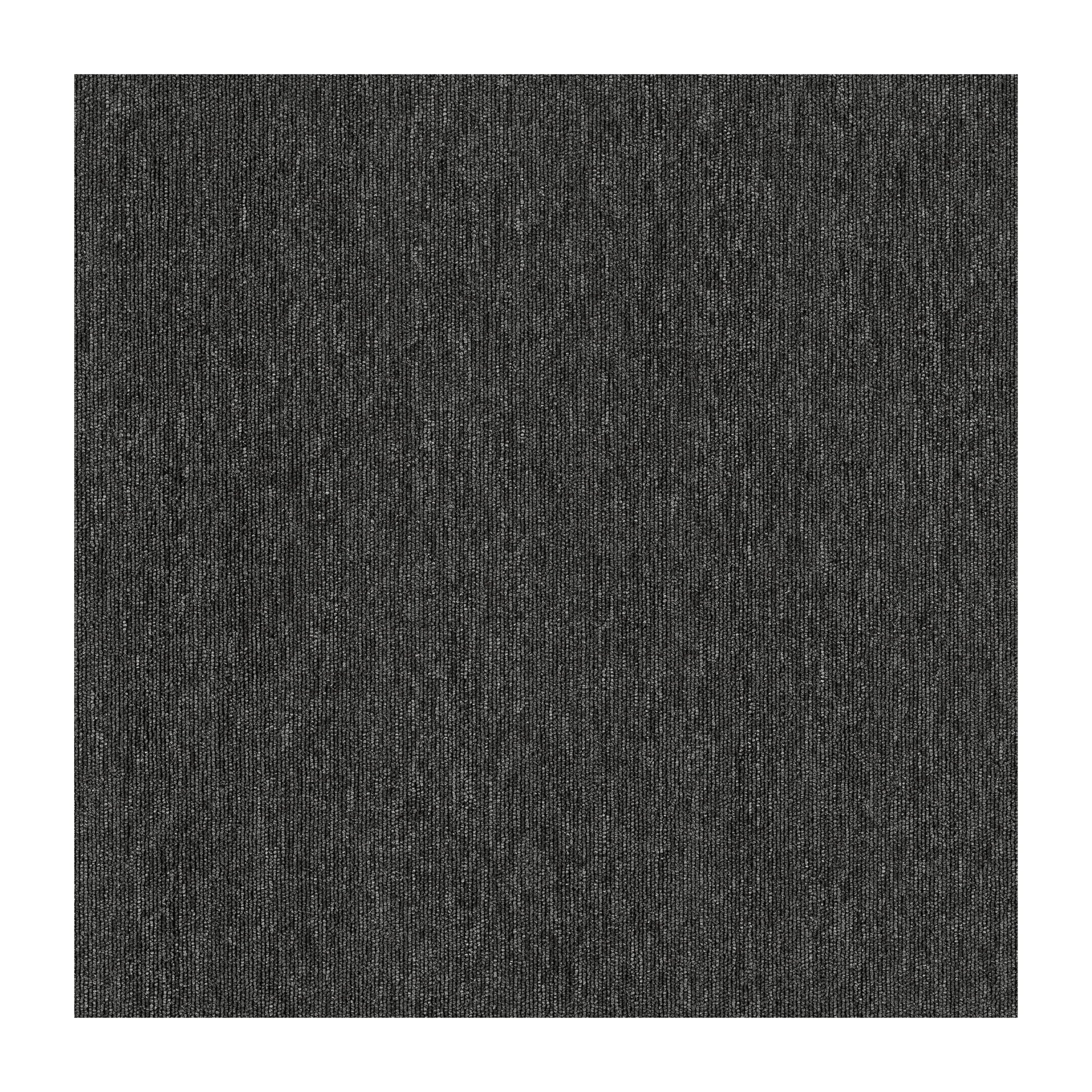 Mohawk Basics 24" x 24" Carpet Tile with EnviroStrand PET Fiber in Iron (96 sq ft per carton)