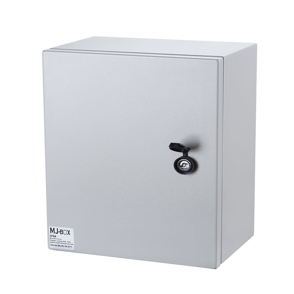 Autovo 16 x 16 x 8 In Carbon Steel Electrical Enclosure Box Waterproof IP66 Wall Mount Junction Box with Mounting Plate