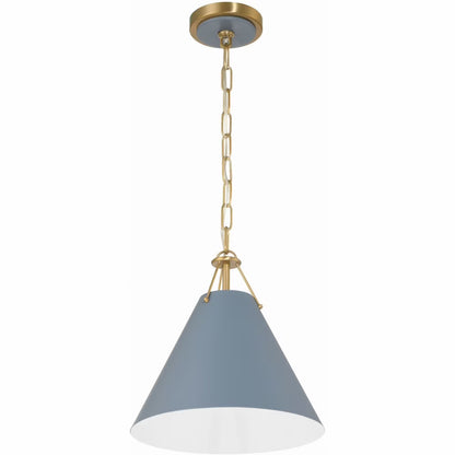 Crystorama Lighting - Pendant - Xavier - 1 Light Pendant-Matte Black Finish