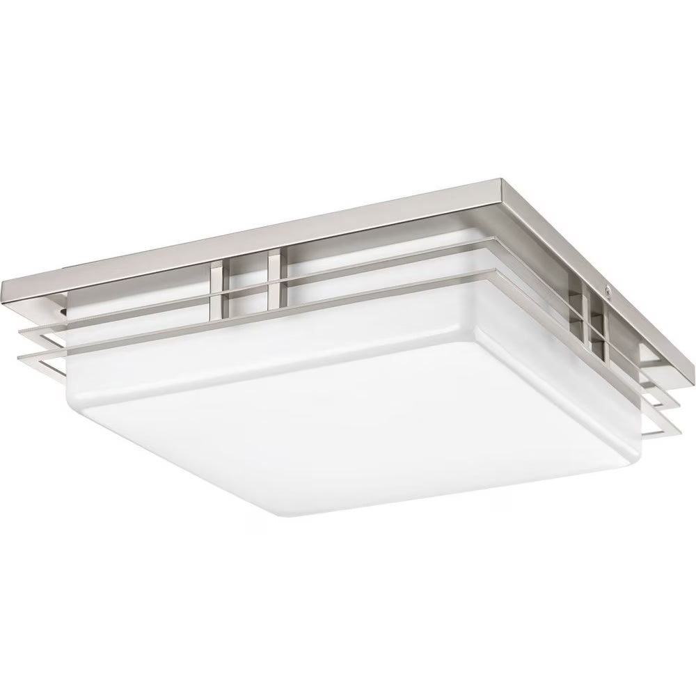 P3448-2030K9-Progress Lighting-Helm LED - Close-to-Ceiling Light - 2 Light in Modern Craftsman and Modern style - 14 Inches wide by 3.75 Inches