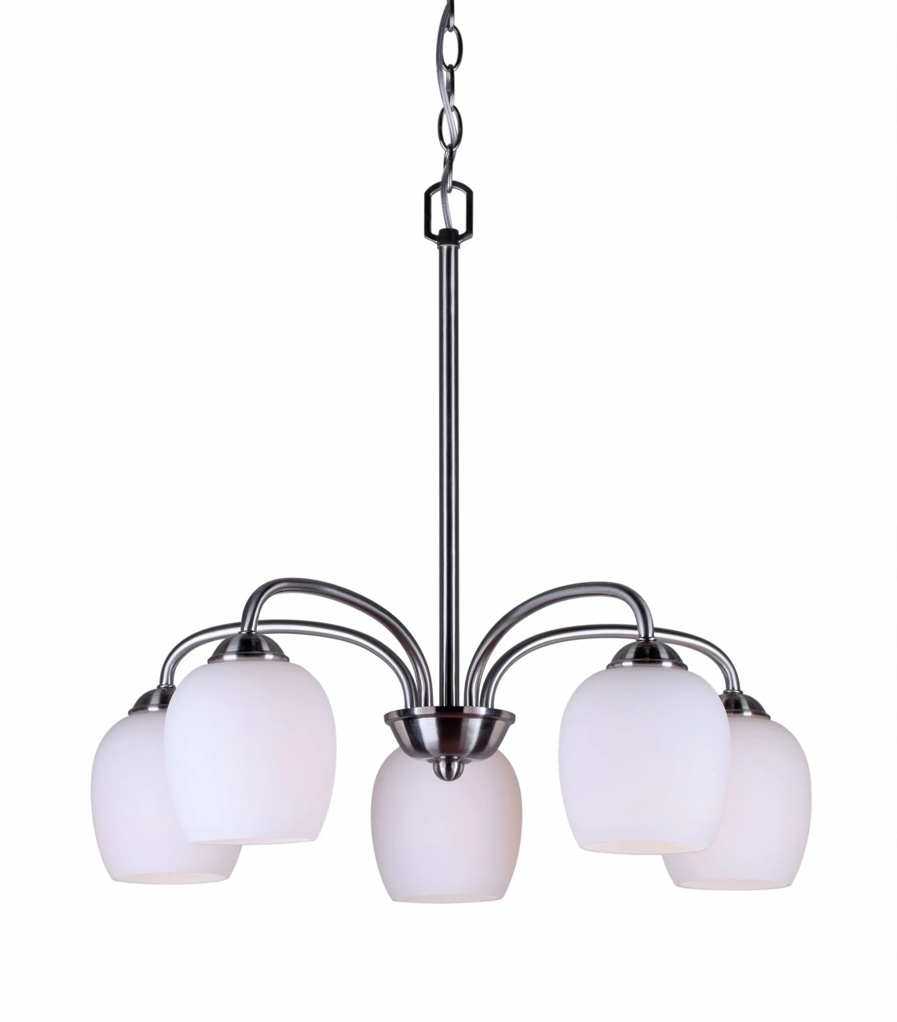 2636-05-32-Forte Lighting-Felton - 5 Light Chandelier-21.75 Inches Tall and 23 Inches Wide-Antique Bronze Finish -Traditional Installation