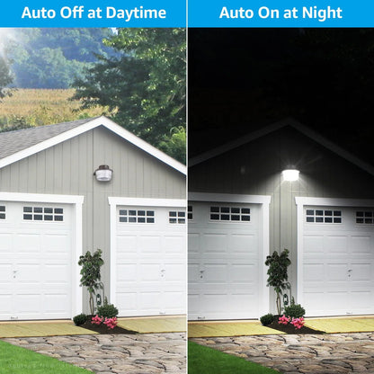 TORCHSTAR 3CCT LED Barn Light, 50W Dusk to Dawn Area Lights 3K/4K/5K Selectable, 100-277V Outdoor Security Flood Lighting for Garage, Street, IP65 Waterproof, Bronze