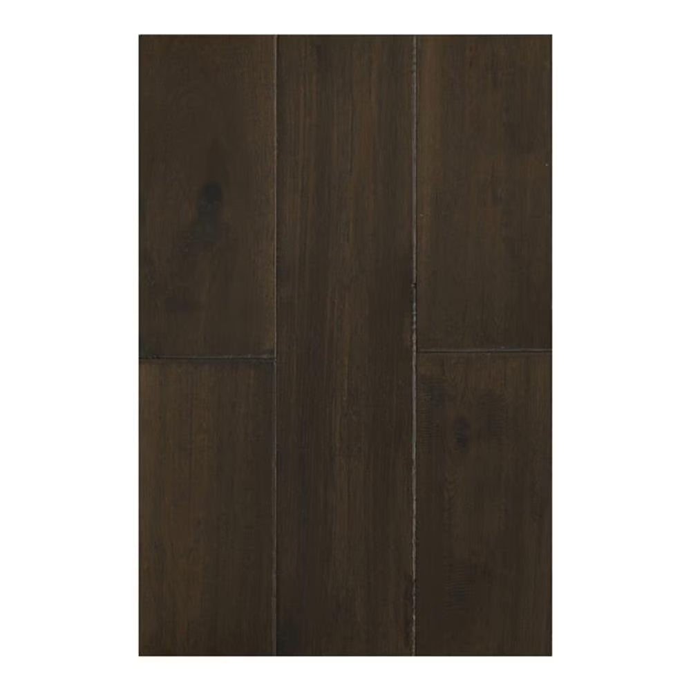 East West Furniture SP-7HH05 Sango Premier Engineered Wood Flooring - European Oak - 1/2 in x 7 in x Random Length Handscraped, 26.24 sqft/box, Shadow Grey