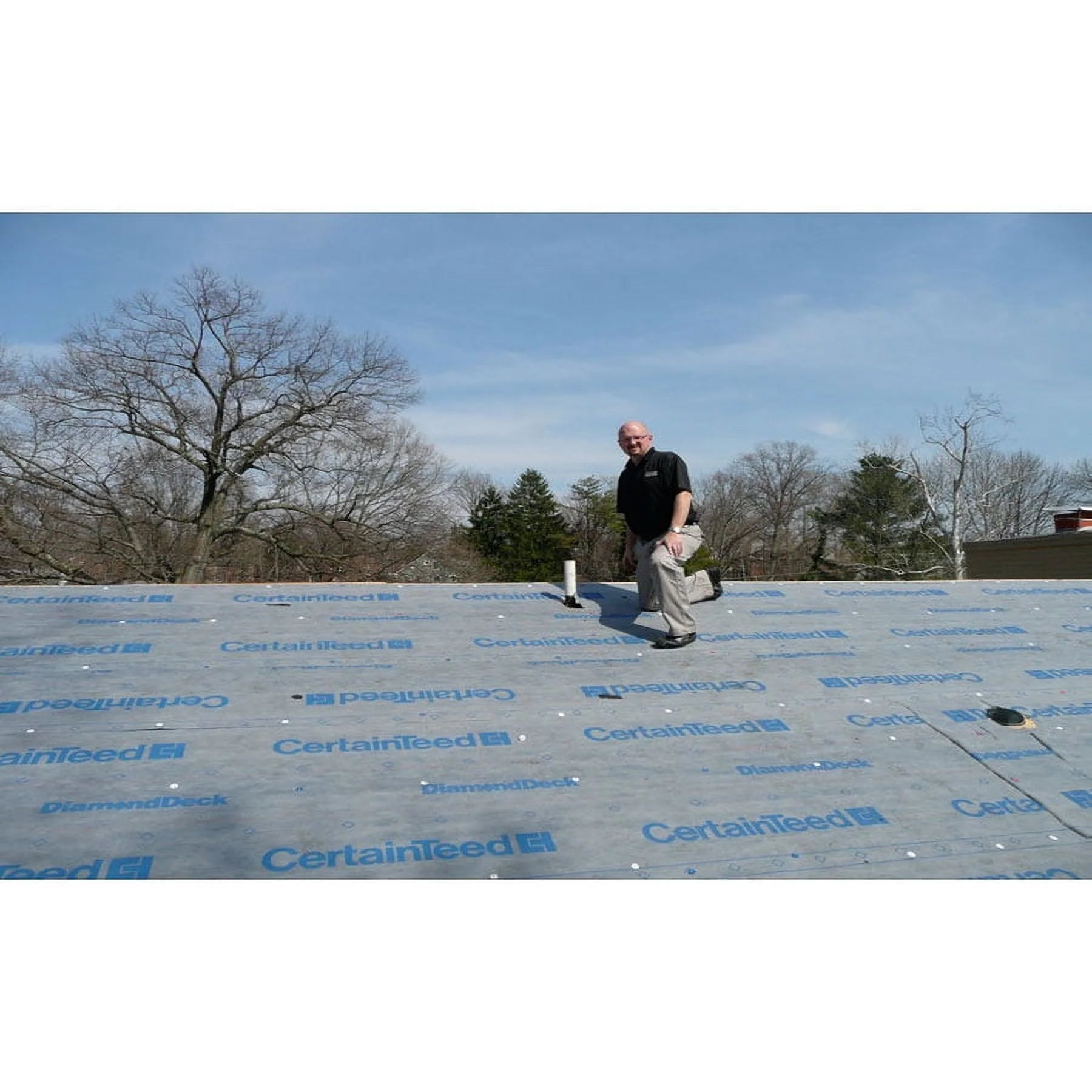 CertainTeed 12 mil Thick Gray Polymer Synthetic Underlayment 937.5 Sq ft Coverage