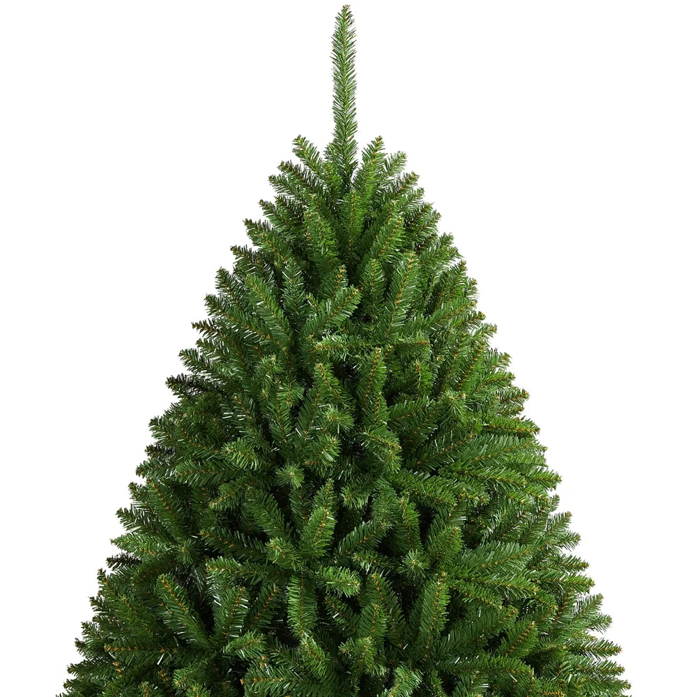 Topeakmart 7.5 ft Ultra-Thick Artificial Christmas Tree Holiday Decoration Tree with Foldable Stand and 2326 Branch Tips Green