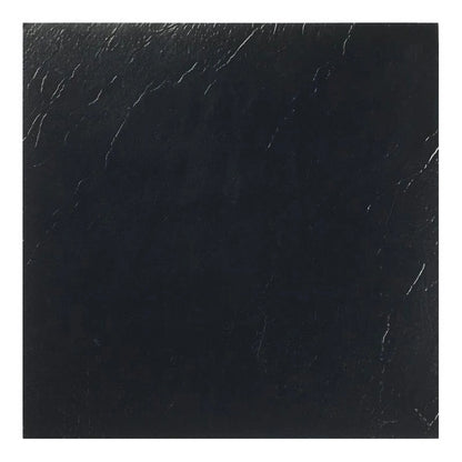 Nexus (5 Cartons-100 Tiles) Black 12" x 12" Self-Adhesive Vinyl Floor Tile-100 sq. ft.
