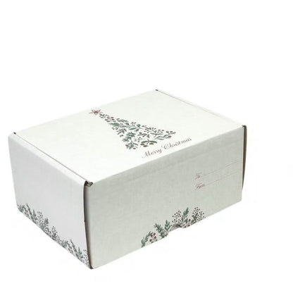 Ucanpack Christmas Mailing Boxes For Shipping 4 x 4 x 4" - Chrismas Tree Printed Christmas Mailing Boxes For Shipping - Holiday Shipping Box Made In USA Christmas Small Business Supplies