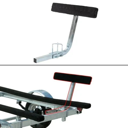 Kojem Boat Trailer 24" Side Guide Bunk Board Guide-On Carpeted Kit w/Hardware 75 Degree for Ski Boat Sailboat