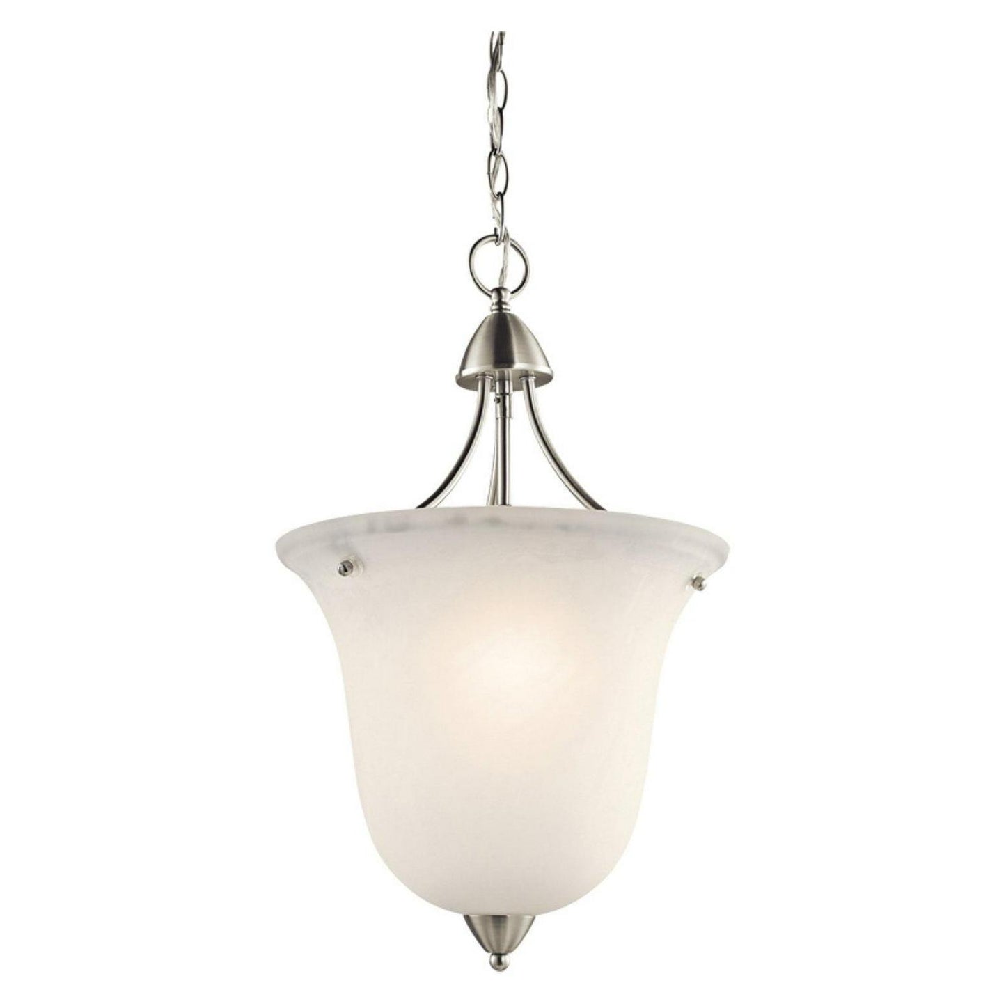 42882NI-Kichler Lighting-Nicholson - 1 light Foyer - with Transitional inspirations - 21.75 inches tall by 13 inches wide-Brushed Nickel Finish