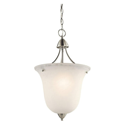42882NI-Kichler Lighting-Nicholson - 1 light Foyer - with Transitional inspirations - 21.75 inches tall by 13 inches wide-Brushed Nickel Finish