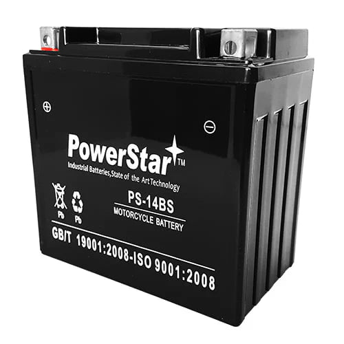 YTX14-BS 12V Battery Motorcycle Scooter ATV Snowmobile Mowers PWC Watercraft