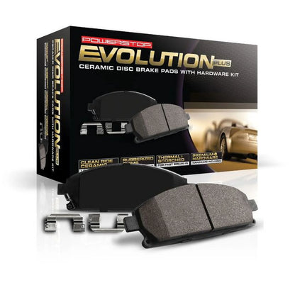 Power Stop Front Z17 Evolution Ceramic Brake Pads with Hardware 17-1760