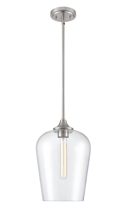 Millennium Lighting Ashford 1 Light Mini-Pendant in Multiple Finishes with a Clear Glass Shade Matte Black Matte N/A