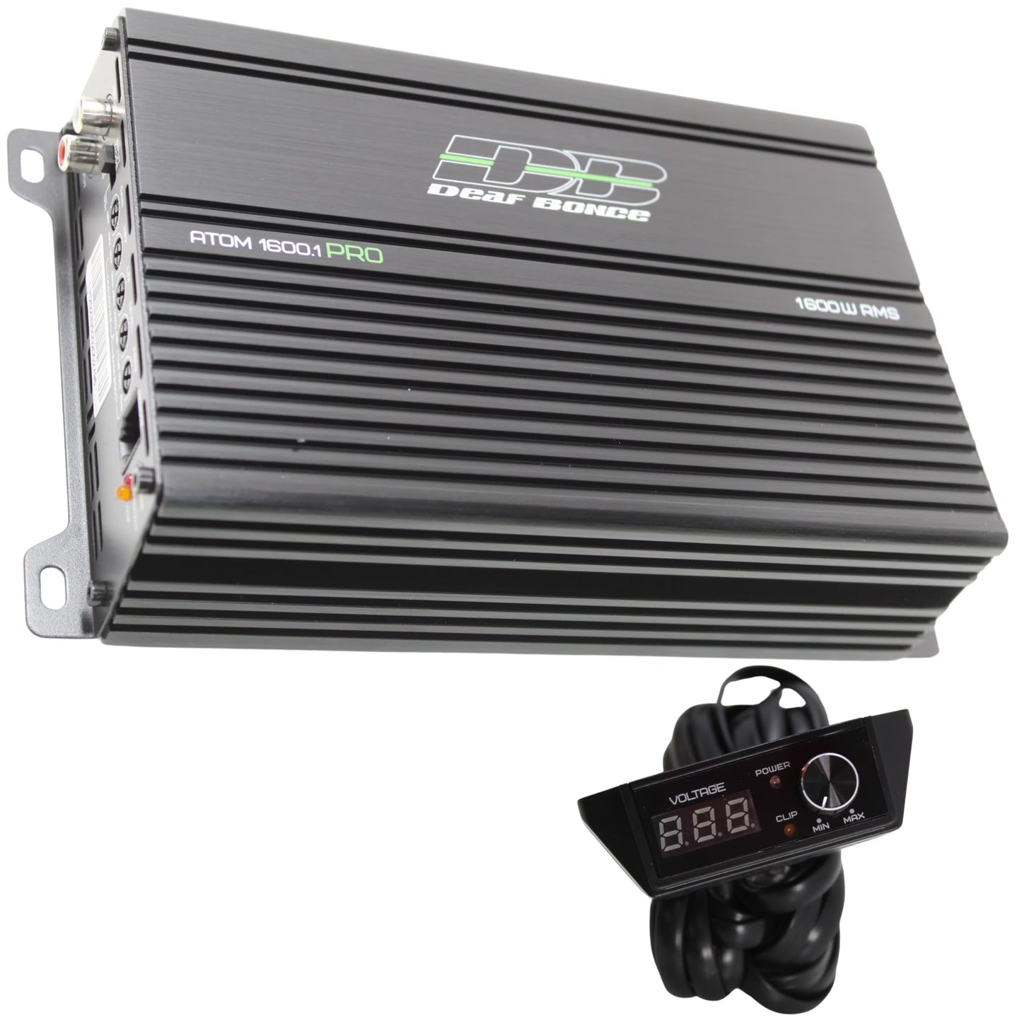 Deaf Bonce Apocalypse ATOM 1.6K Pro Ultra-Compact Amplifier with Bass Knob & Mounting Hardware