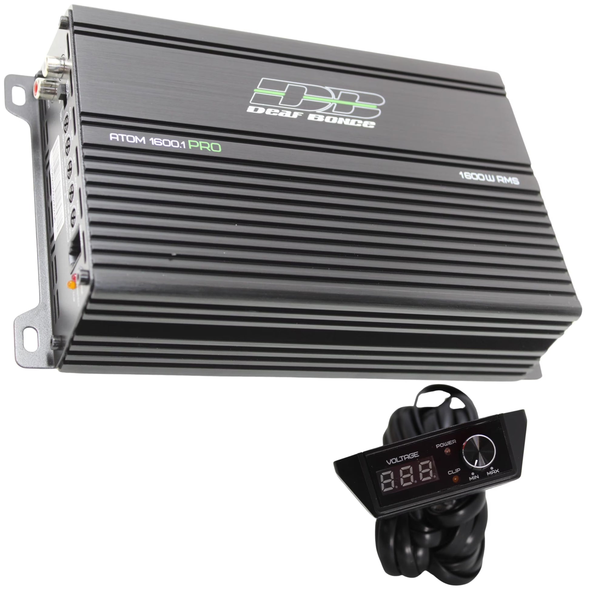 Deaf Bonce Apocalypse ATOM 1.6K Pro Ultra-Compact Amplifier with Bass Knob & Mounting Hardware