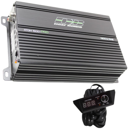 Deaf Bonce Apocalypse ATOM 1.6K Pro Ultra-Compact Amplifier with Bass Knob & Mounting Hardware