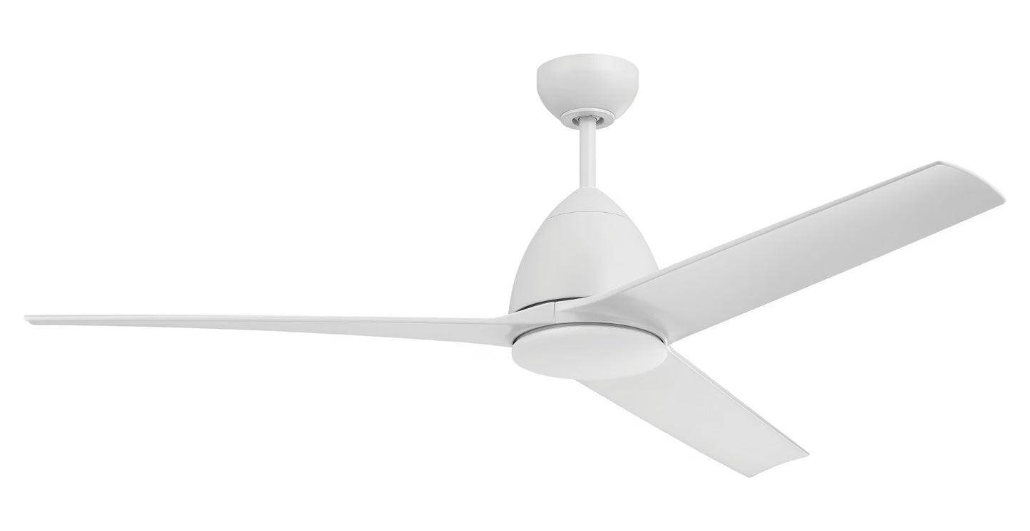 NTO54PN3-Craftmade Lighting-Nitro - 3 Blade Ceiling Fan with Light Kit-14.98 Inches Tall and 54 Inches Wide-Painted Nickel Finish