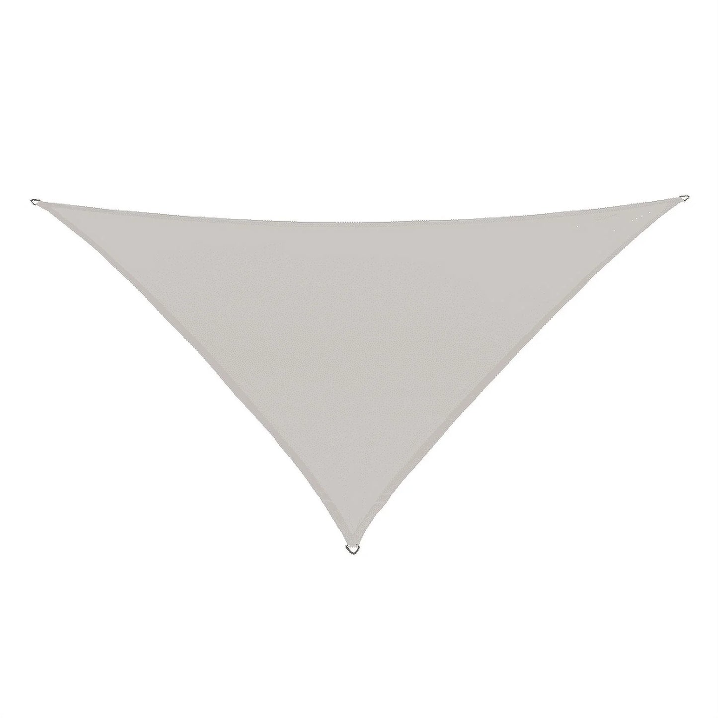 Coolaroo Premium Outdoor Sun Shade Sail with Hardware Kit 95% UV Block Protection for Backyard, Garden, Patio, 16'5" Triangle, Stone