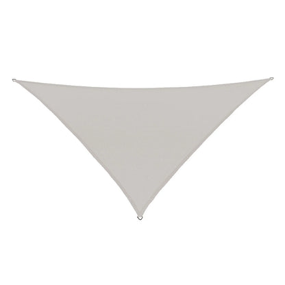 Coolaroo Premium Outdoor Sun Shade Sail with Hardware Kit 95% UV Block Protection for Backyard, Garden, Patio, 16'5" Triangle, Stone
