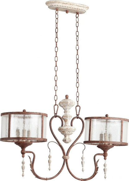Six Light Island Quorum Lighting 6552-6-56