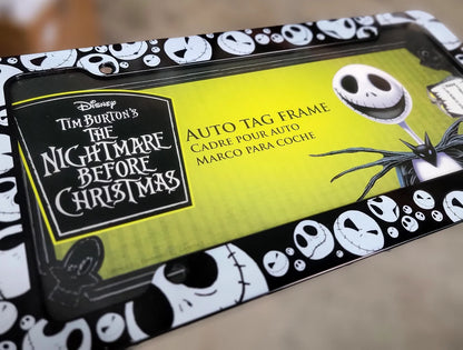 Nightmare Before Christmas Jack Skellington 12-Piece Car Accessory Bundle Set - Officially Licensed Car Seat Covers, Floor Mats, Sunshade, and More by Yupbizauto