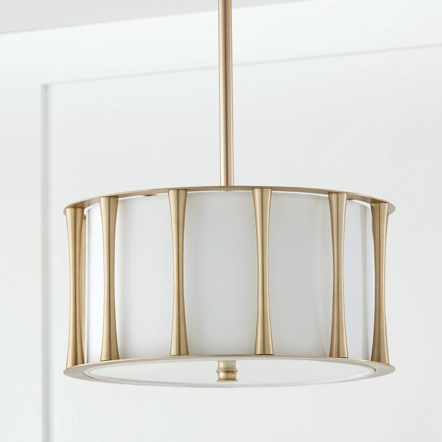 Capital Lighting - Bodie - 3 Light Semi-Flush Mount In Vintage Style-9 Inches