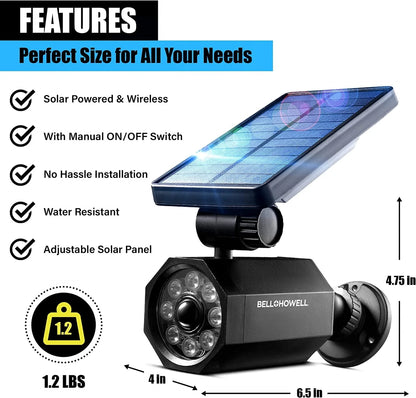 5Pcs Bionic Spotlight Solar Spotlight 25ft Motion Sensor Solar Outdoor Light Waterproof Solar Outdoor Lighting As Seen On TV